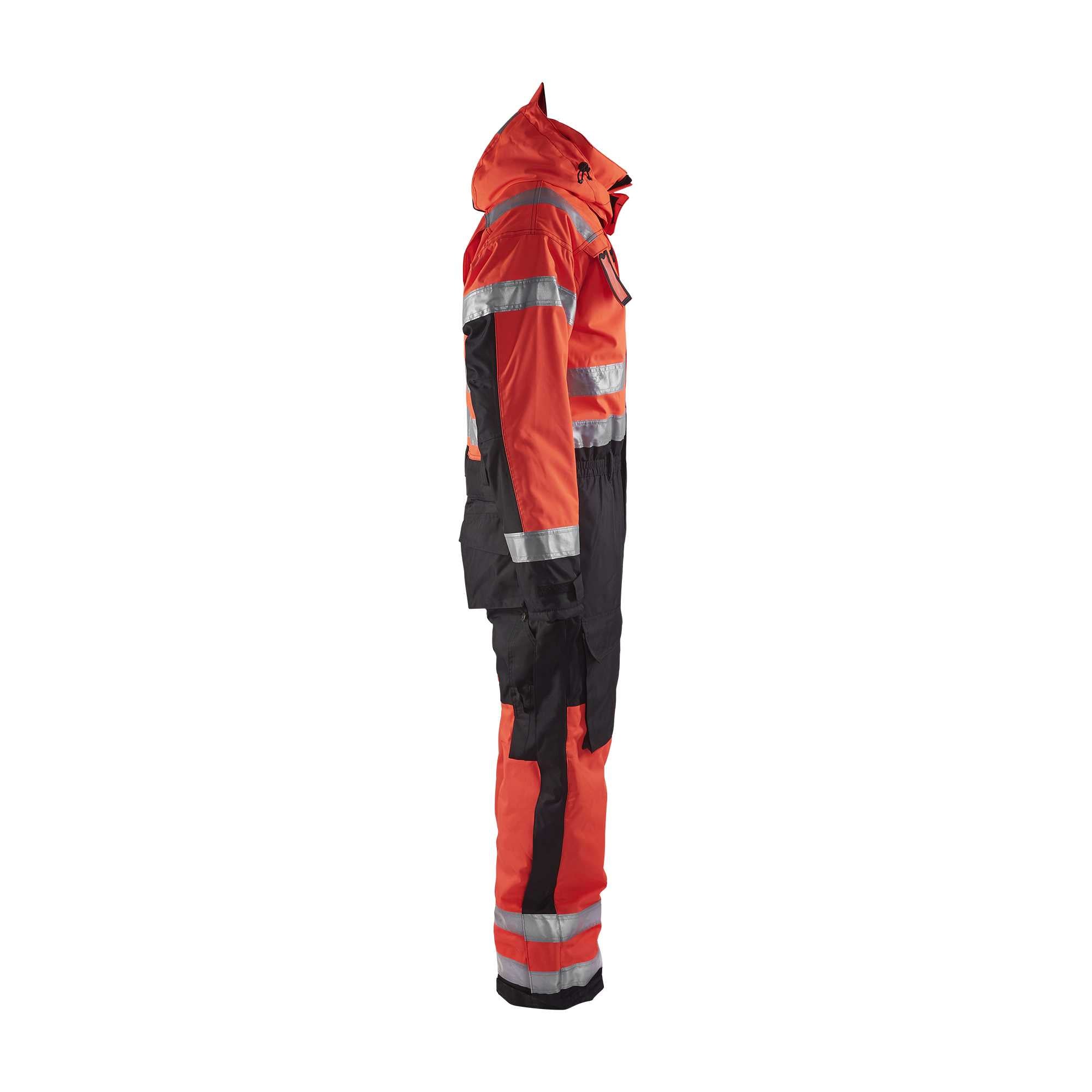 BLAKLADER 67631977 Hi Vis Winter Overall Hi Vis Reflective Work Overall Men - Waterproof